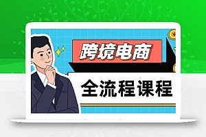 跨境电商全流程课程,社媒运营独立站搭建,掌握选品流量,实现高效出海
