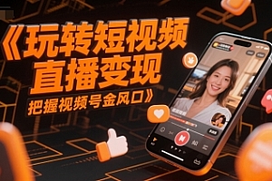 玩转短视频直播变现,把握视频号金风口