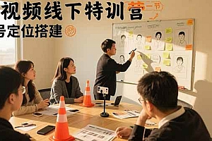 (15707期)短视频线下特训营:账号定位搭建/口播号拍摄剪辑/直播间流量入口/变现实战