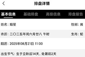 南坤排盘v2.0.0高级版