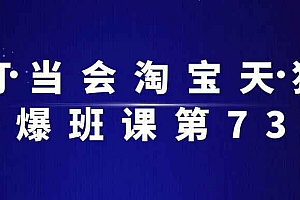 叮当会淘宝天猫打爆班课第73期