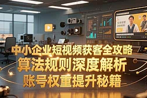 (15326期)中小企业短视频获客全攻略,算法规则深度解析,账号权重提升秘籍