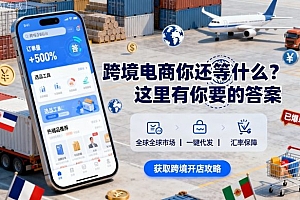 跨境电商你还等什么?这里有你要的答案【音频课】