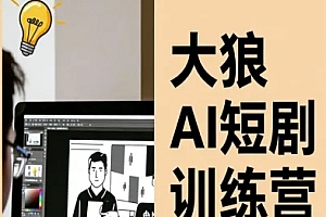 大狼AI短剧训练营-短剧课程(更新中)