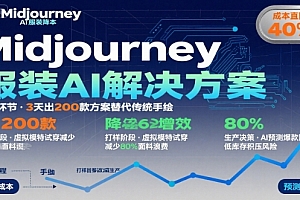 AI在服装领域的运用,使用midjourney做服装辅助企业降低成本