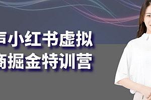 锋声小红书虚拟电商掘金特训营