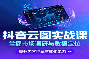 抖音云图实战,掌握市场调研与数据定位,提升内容种草与转化能力