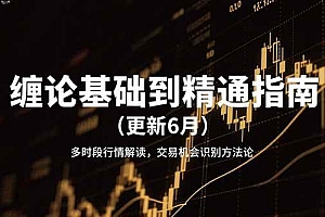 (15184期)缠论基础到精通指南(更新6月)多时段行情解读,交易机会识别方法论
