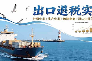 出口退税实操-外贸企业+生产企业+跨境电商+进口企业(四课合一)