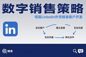 数字销售策略领英LinkedIn外贸精准客户开发