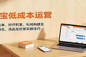 淘宝低成本运营,新店出单、好评积累、私域构建及流量转化、选品定位等(更新9月)