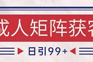 小红书某音橙人赛道引流获客,自热矩阵日引200+【揭秘】