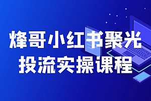 烽哥小红书聚光投流实操课程