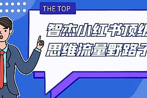 智杰小红书顶级思维流量野路子