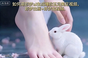 如何用即梦ai生成爆款玉足美足视频,即梦出图+即梦出视频,快速涨粉
