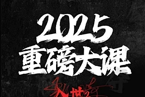 2025重磅大课,入世2,驾驭与控制