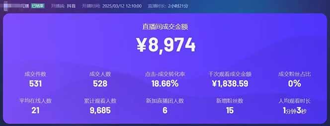 靠不露脸读稿子直播,日入5000+,普通人直播带货的新风口,抖音破价直…
