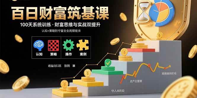 （15874期）百日财富筑基课：认知+策略+实操+案例拆解 实现从创富到守富全周期能力