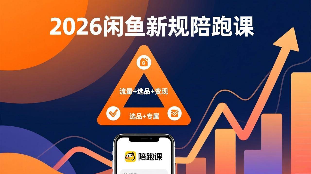 (17483期)2026闲鱼高阶陪跑课全新上线,带你吃透新规玩转选品流量,从零搭建稳定变现盈利体系 (17483期)2026闲鱼高阶陪跑课全新上线,带你吃透新规玩转选品流量,从零搭建稳定变现盈利体系