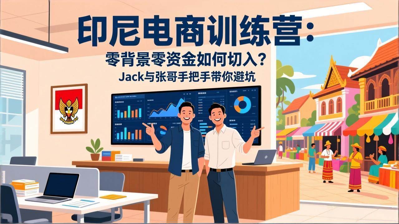 （17533期）印尼电商训练营：零背景零资金如何切入？Jack与张哥手把手带你避坑